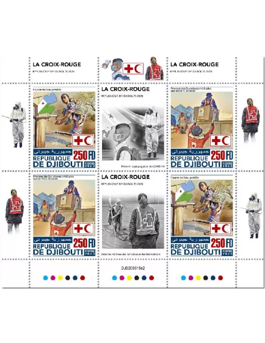 n° 3262/3263  - Timbre DJIBOUTI Poste