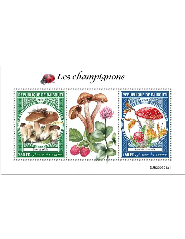 n° 3368A/3368B  - Timbre DJIBOUTI Poste