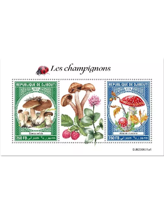 n° 3368A/3368B  - Timbre DJIBOUTI Poste
