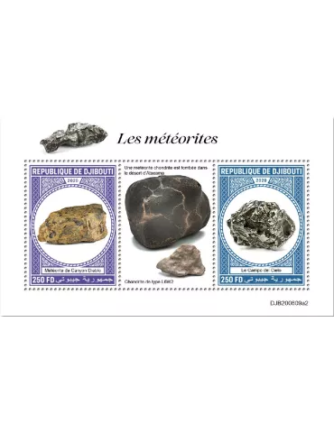 n° 3368AJ/3368AK  - Timbre DJIBOUTI Poste
