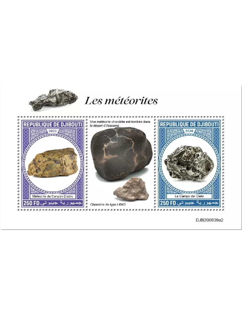 n° 3368AJ/3368AK  - Timbre DJIBOUTI Poste