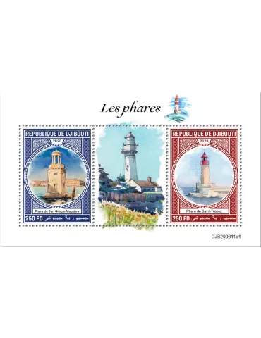 n° 3368AQ/3368AR  - Timbre DJIBOUTI Poste