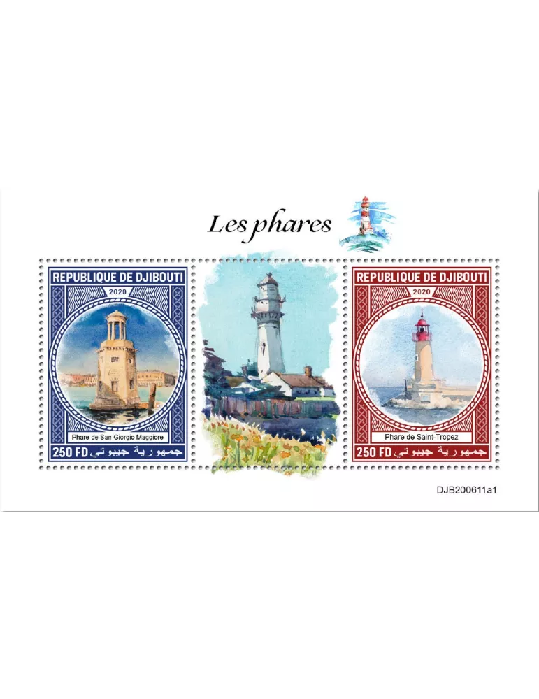 n° 3368AQ/3368AR  - Timbre DJIBOUTI Poste
