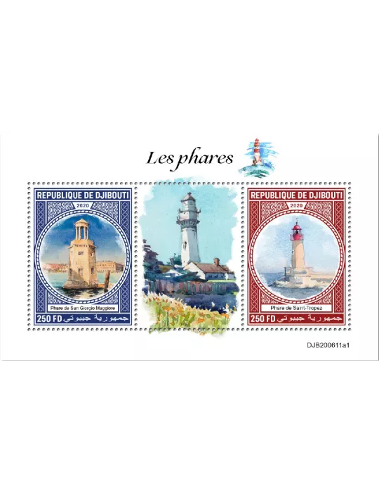 n° 3368AQ/3368AR  - Timbre DJIBOUTI Poste