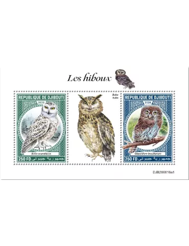 n° 3368BL/3368BM  - Timbre DJIBOUTI Poste