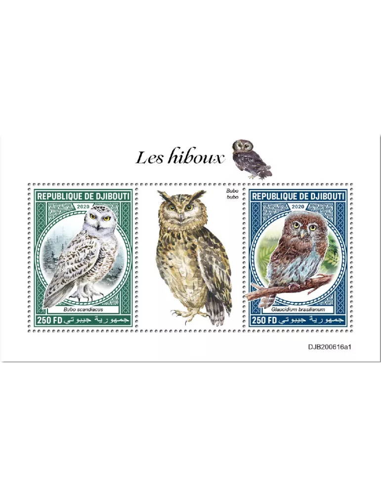 n° 3368BL/3368BM  - Timbre DJIBOUTI Poste