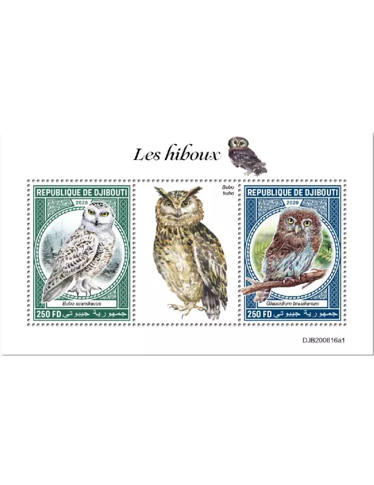 n° 3368BL/3368BM  - Timbre DJIBOUTI Poste