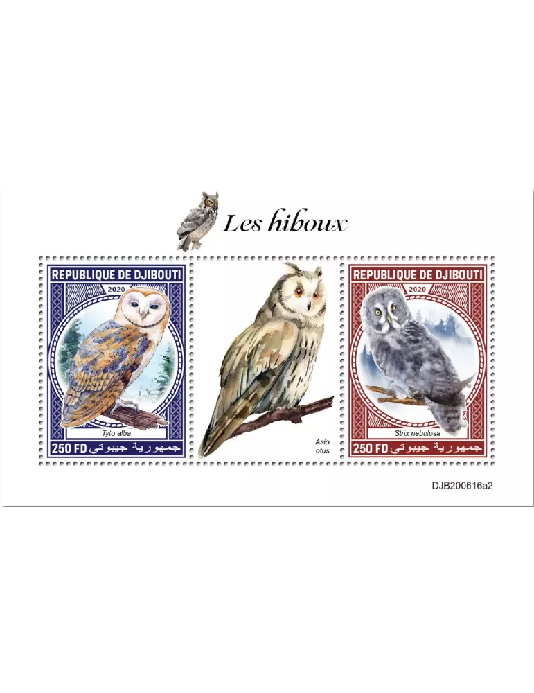 n° 3368BN/3368BP  - Timbre DJIBOUTI Poste