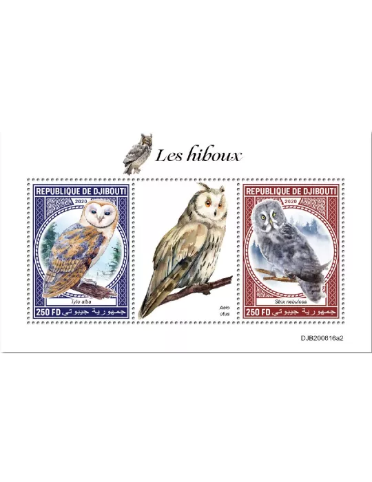 n° 3368BN/3368BP  - Timbre DJIBOUTI Poste