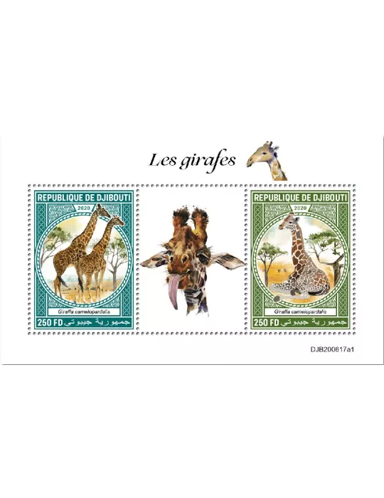 n° 3368BQ/3368BR  - Timbre DJIBOUTI Poste
