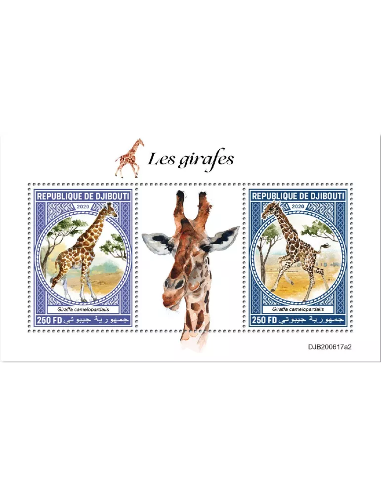 n° 3368BS/3368BT  - Timbre DJIBOUTI Poste