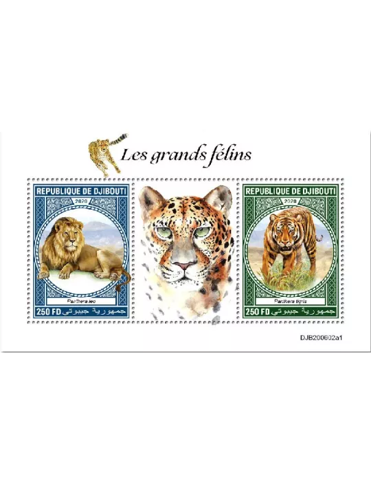 n° 3368E/3368F  - Timbre DJIBOUTI Poste