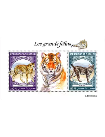 n° 3368G/3368H  - Timbre DJIBOUTI Poste