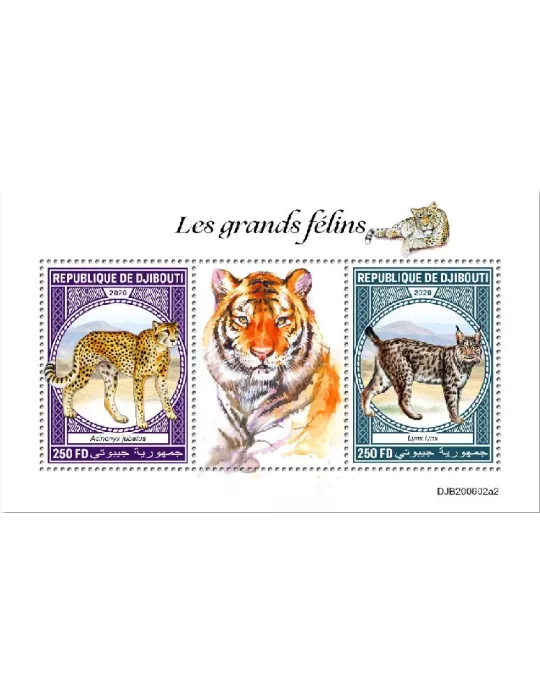 n° 3368G/3368H  - Timbre DJIBOUTI Poste
