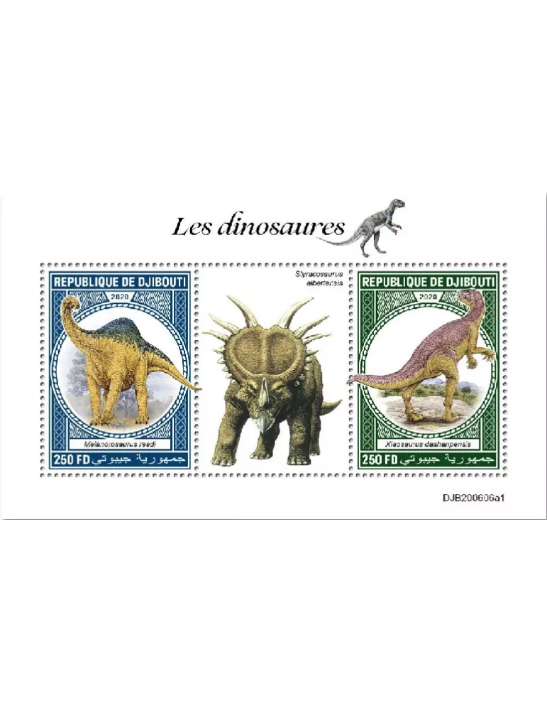 n° 3368U/3368T  - Timbre DJIBOUTI Poste
