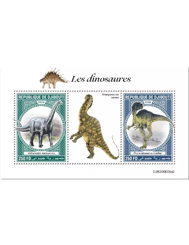 n° 3368W/3368X  - Timbre DJIBOUTI Poste