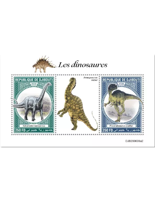 n° 3368W/3368X  - Timbre DJIBOUTI Poste