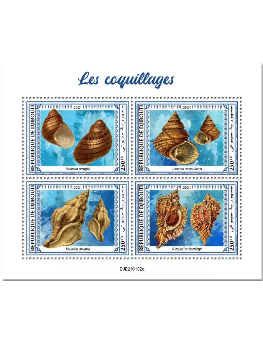 n° 3377/3380  - Timbre DJIBOUTI Poste
