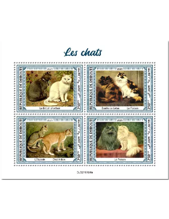 n° 3385/3388  - Timbre DJIBOUTI Poste