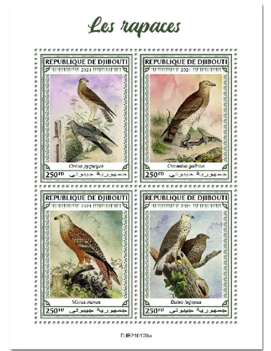 n° 3405/3408  - Timbre DJIBOUTI Poste