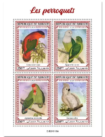 n° 3409/3412  - Timbre DJIBOUTI Poste