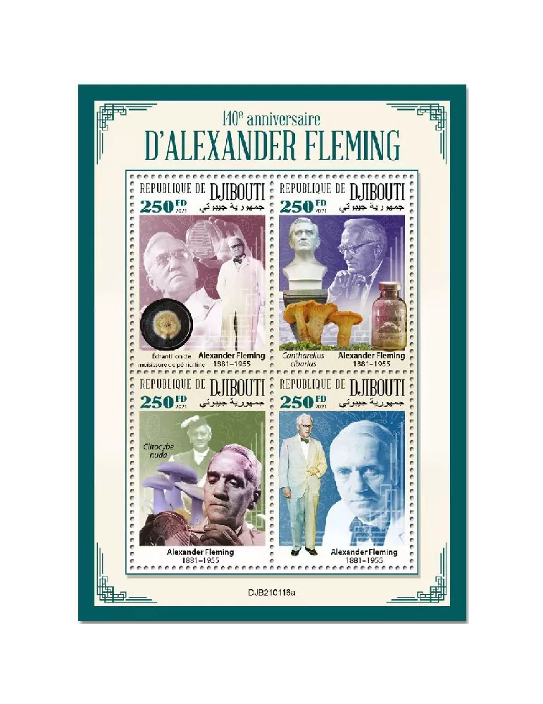 n° 3433/3436  - Timbre DJIBOUTI Poste