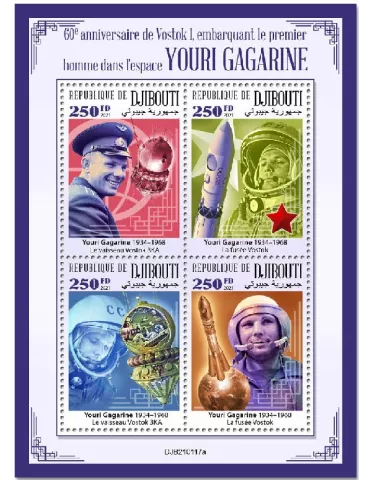 n° 3437/3440  - Timbre DJIBOUTI Poste