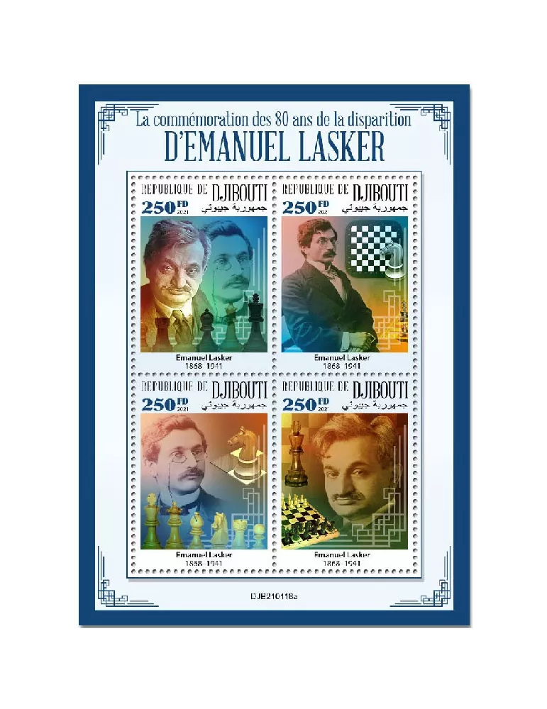 n° 3441/3444  - Timbre DJIBOUTI Poste