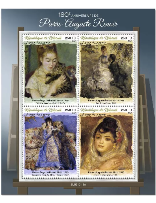 n° 3445/3448  - Timbre DJIBOUTI Poste