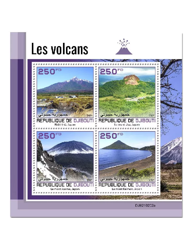 n° 3459/3462  - Timbre DJIBOUTI Poste