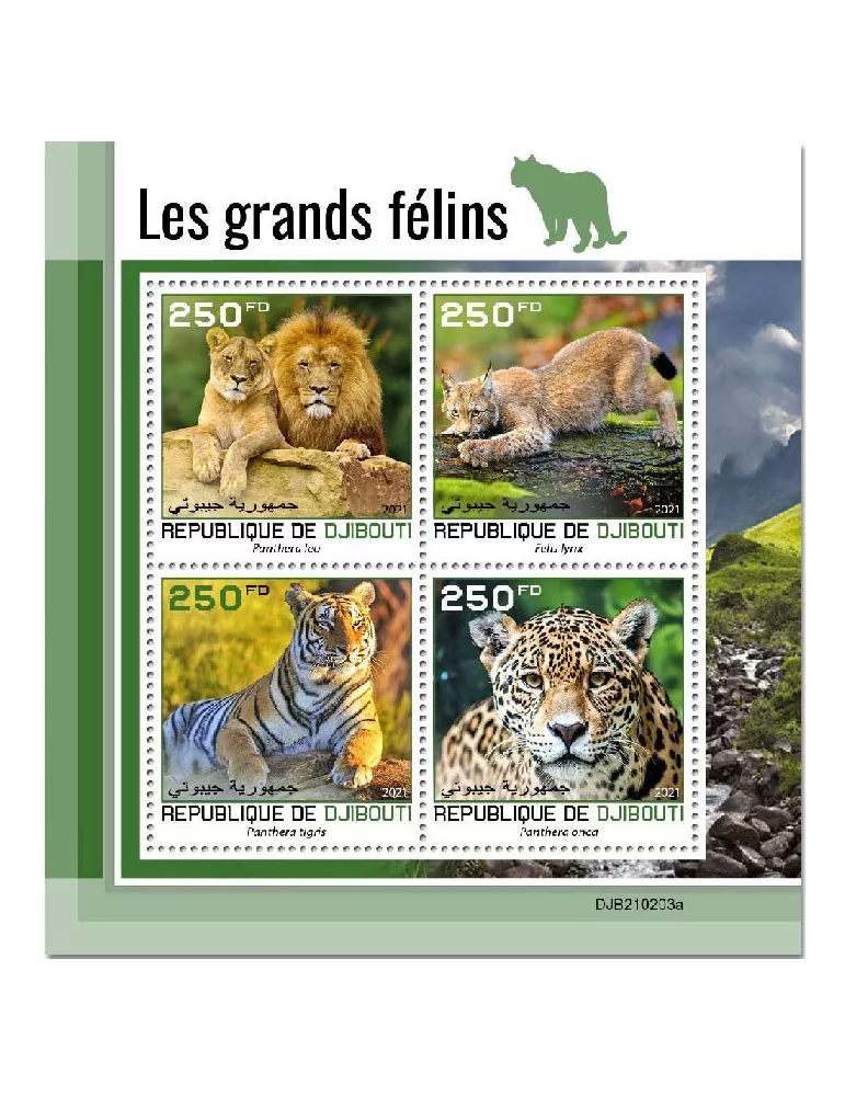 n° 3463/3466  - Timbre DJIBOUTI Poste