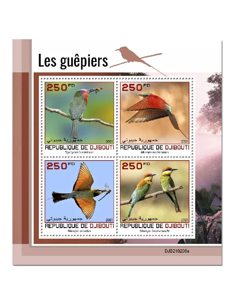 n° 3475/3478  - Timbre DJIBOUTI Poste