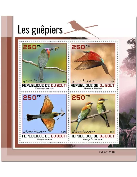 n° 3475/3478  - Timbre DJIBOUTI Poste
