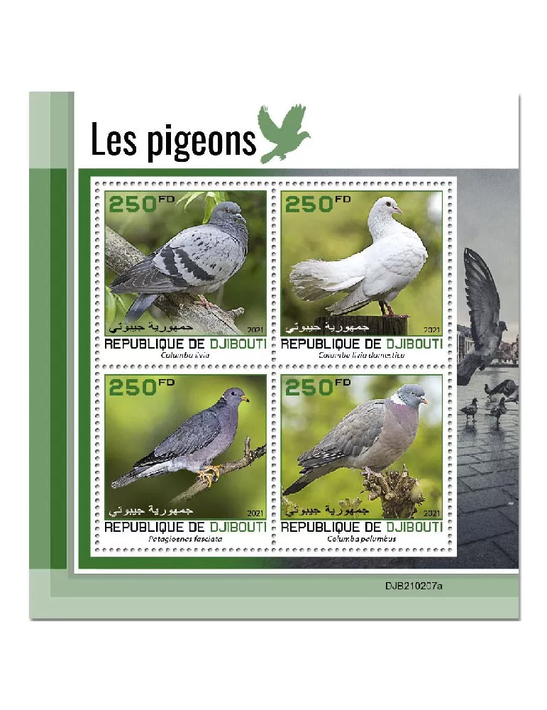 n° 3479/3482  - Timbre DJIBOUTI Poste