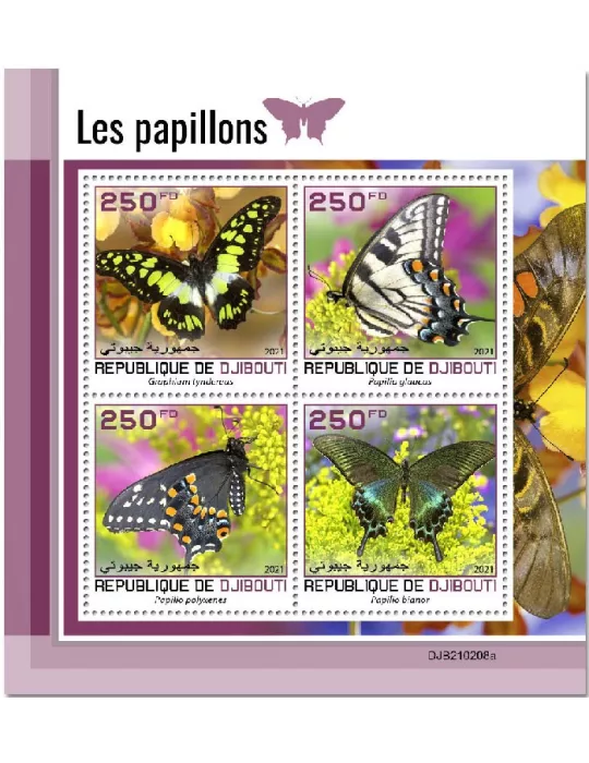 n° 3483/3486  - Timbre DJIBOUTI Poste