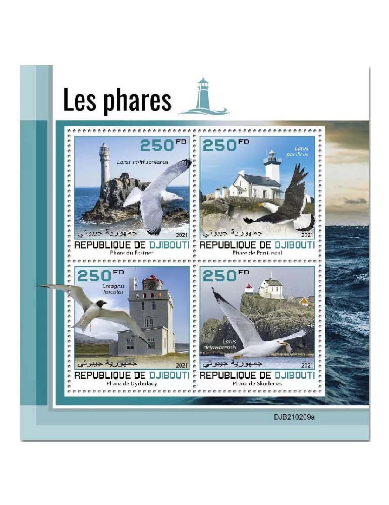 n° 3487/3490  - Timbre DJIBOUTI Poste