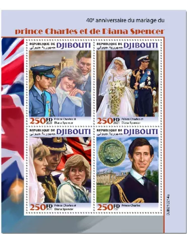 n° 3507/3510  - Timbre DJIBOUTI Poste