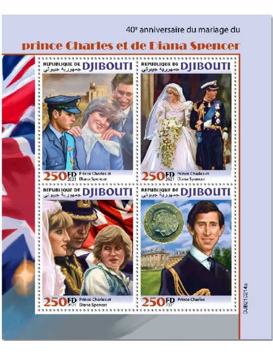 n° 3507/3510  - Timbre DJIBOUTI Poste