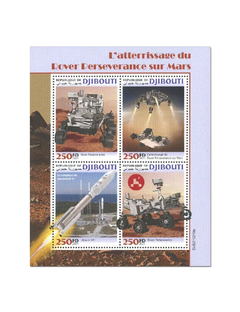 n° 3527/3530  - Timbre DJIBOUTI Poste