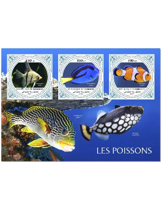 n° 3625/3627  - Timbre DJIBOUTI Poste