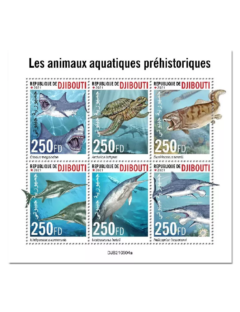 n° 3682/3687  - Timbre DJIBOUTI Poste