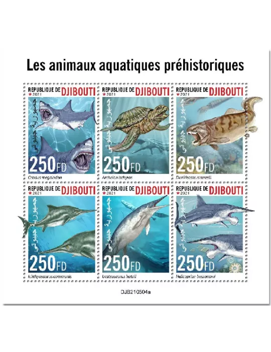 n° 3682/3687  - Timbre DJIBOUTI Poste