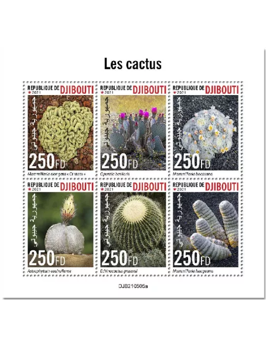 n° 3688/3693  - Timbre DJIBOUTI Poste