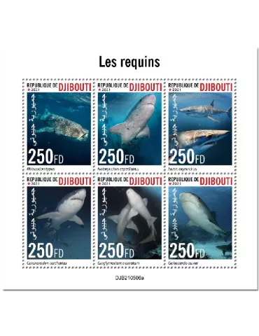 n° 3694/3699  - Timbre DJIBOUTI Poste