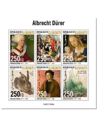 n° 3704/3709  - Timbre DJIBOUTI Poste