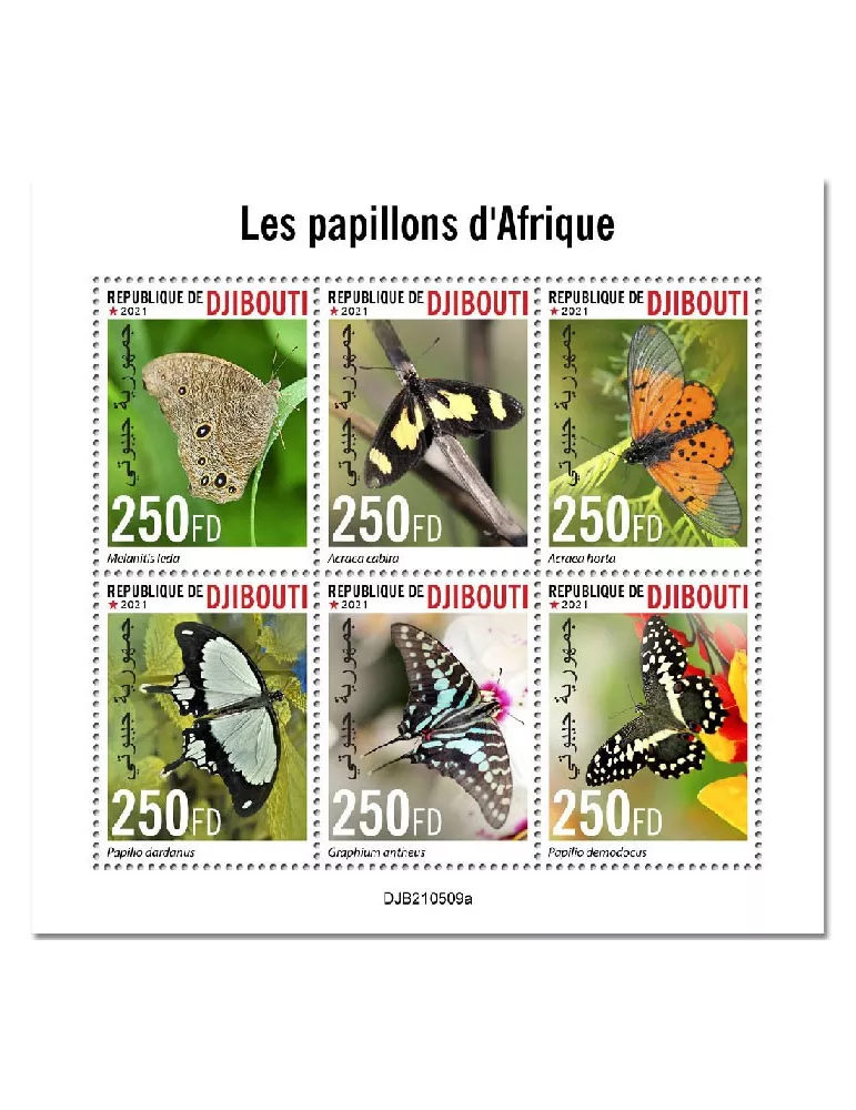 n° 3710/3715  - Timbre DJIBOUTI Poste