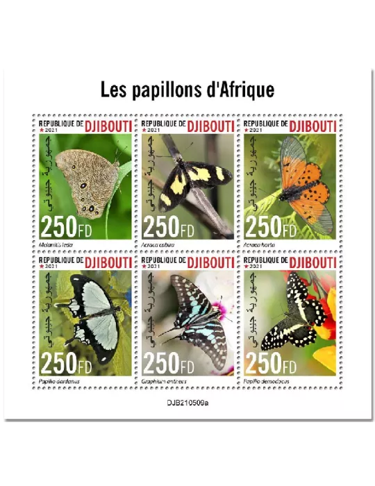 n° 3710/3715  - Timbre DJIBOUTI Poste