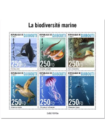 n° 3716/3721  - Timbre DJIBOUTI Poste