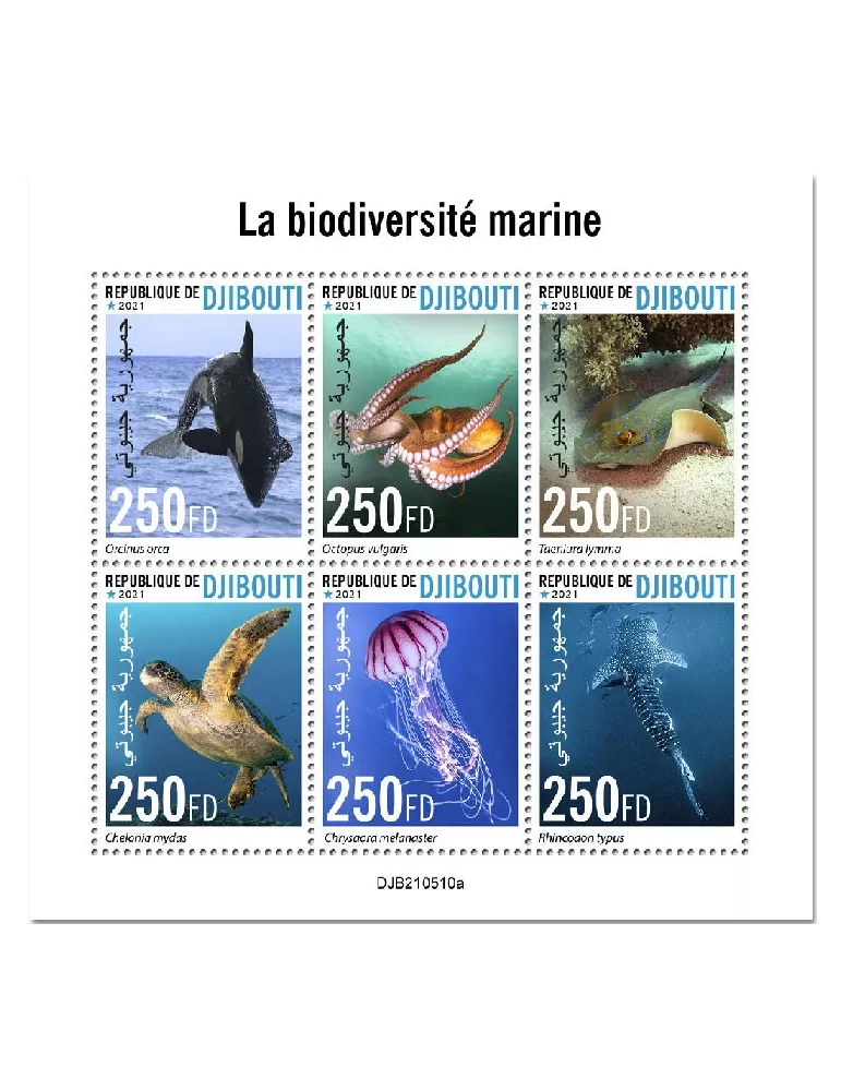 n° 3716/3721  - Timbre DJIBOUTI Poste