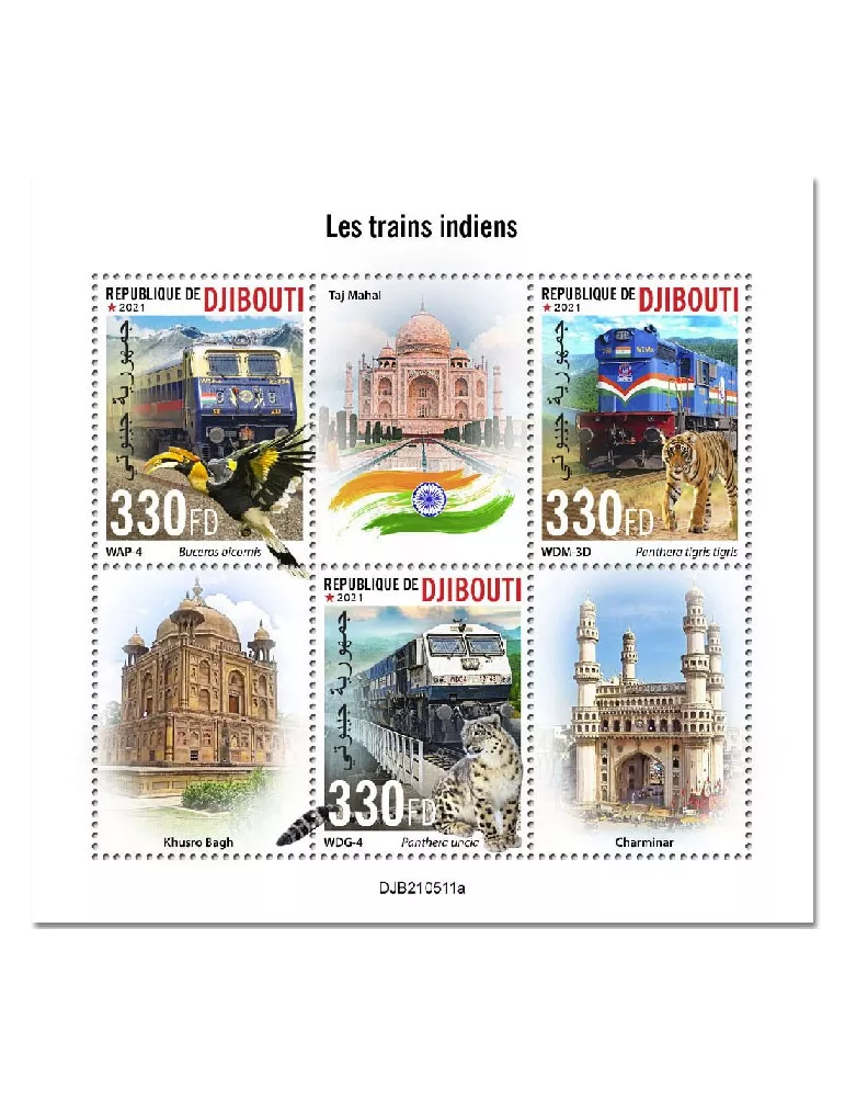 n° 3722/3724  - Timbre DJIBOUTI Poste